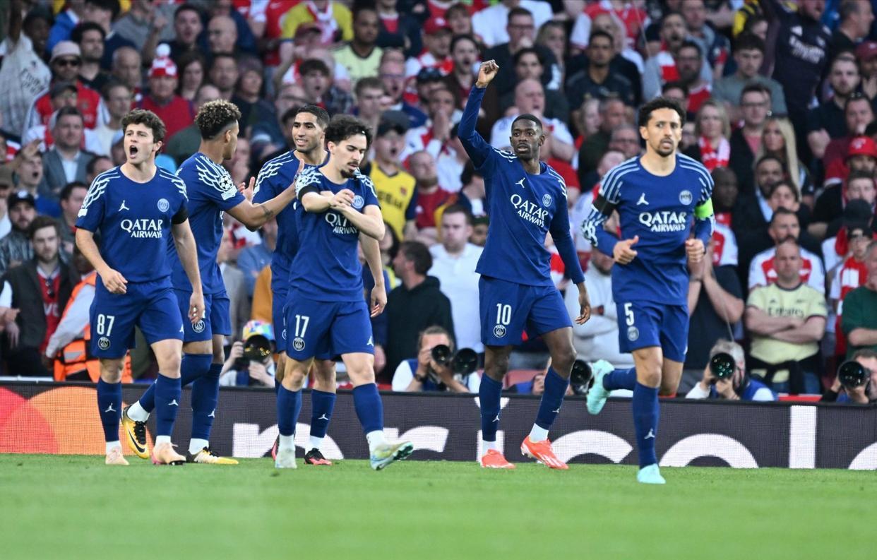 关于巴黎圣日耳曼告负，小组出线前景黯淡的信息